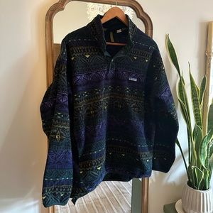 Patagonia snap-t fleece pullover men’s large
